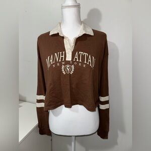 Hollister brown top